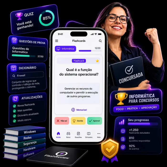 Mockup Aplicativo FlashReview